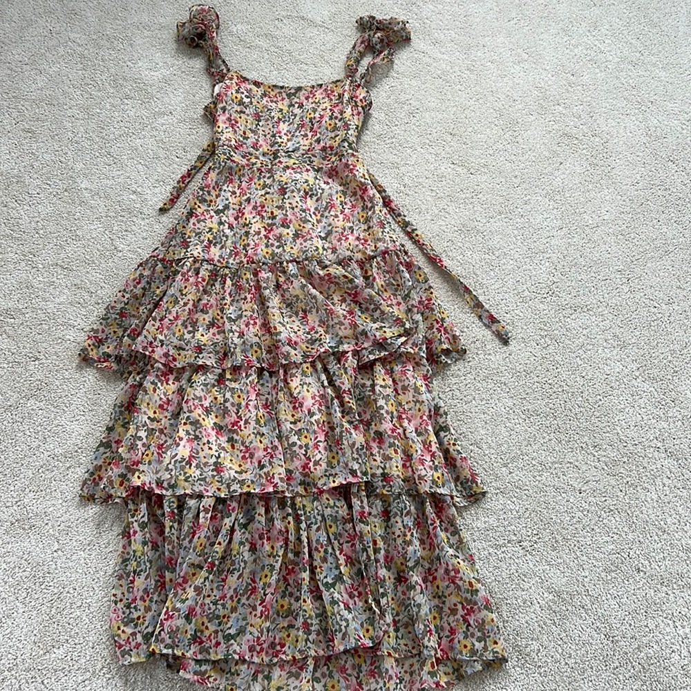 ASTR the Label flower maxi dress (worn once)
